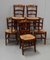20th Century Chairs in Cherry, 1950s, Set of 6, Image 1