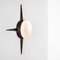 Cross Solare Collection Chrome Opaque Wall Lamp by Design for Macha 4