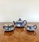 Victorian Silver Mounted Tea Set from Jasperware Wedgwood, 1880s, Set of 3, Image 1