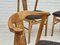 Danish Oak & Faux Sheepskin Dining Chairs, 1960s, Set of 4 14
