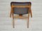 Danish Oak & Faux Sheepskin Dining Chairs, 1960s, Set of 4 5