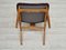 Danish Oak & Faux Sheepskin Dining Chairs, 1960s, Set of 4, Image 5