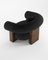 Cassete Armchair Boucle Black Smoked Oak by Alter Ego for Collector 4