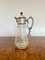 Victorian Glass and Silver Plated Claret Jug, 1860s 7
