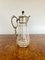 Victorian Glass and Silver Plated Claret Jug, 1860s 3