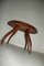 Tavolo rotondo con gambe curve, Italia, anni '40, Immagine 5