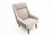 Danish Lounge Chair in Beige Boucle, 1960s 2