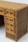 Italian Rattan Writing Desk with Drawers, 1970s 8