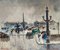 Bernard Lignon, Autour de la place de la Concorde, Paris, 1950, Oil on Canvas, Framed 2