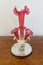 Antique Victorian Quality Cranberry Glass Epergne, 1860s 1