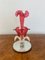 Antique Victorian Quality Cranberry Glass Epergne, 1860s 3