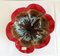 Vintage P and Poppy-Shaped French Ceramic Shell in Adventurous Color Glaze from Vallauris, 1970s, Image 1