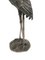 French Art Deco Heron Table Lamp in Silver-Plated Bronze from Maison Baguès, 1940s, Image 8