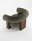 Cassete Armchair in Boucle Olive and Smoked Oak by Alter Ego for Collector 4