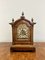 Antique Victorian Walnut Mantle Clock, 1880s 8