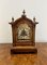 Horloge de Cheminée Victorienne Antique en Noyer, 1880s 5