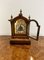 Horloge de Cheminée Victorienne Antique en Noyer, 1880s 6