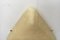 Mid-Century Minimalist Triangular Fiberglass Ceiling Lamp, 1960s 11