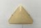 Mid-Century Minimalist Triangular Fiberglass Ceiling Lamp, 1960s, Image 1