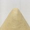 Mid-Century Minimalist Triangular Fiberglass Ceiling Lamp, 1960s, Image 5