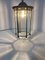 Lampe à Suspension Art Nouveau avec Lanterne Viennoise attribuée à Josef Hoffmann, Autriche, 1920s 4