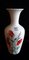 Mid-Century German Ceramic Vase with Cream-Colored Glaze and Hand-Painted Colored Poppy Seed Decor from Scheurich, 1950s, Image 1