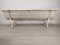 White Wooden Garden Bench, 1930s 14