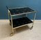 Mid-Century Bar Cart in Glass and Brass, Germany, 1950s, Image 1