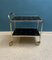 Mid-Century Bar Cart in Glass and Brass, Germany, 1950s, Image 2