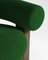 Poltrona Cassete Boucle verde e quercia fumé di Alter Ego per Collector, Immagine 2