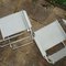 Cantilever Chairs in Gray Leather, Italy, 1980, Set of 2, Image 10