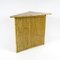 Mesa auxiliar de bambú al estilo de Paul Frankl, años 50, Imagen 1