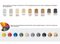 Stella Canopy Ral Farbige Deckenlampe aus Messing & Opalglas von Design für Macha 4