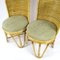 Bambus Stühle im Stil von Paul Frankl, 1950er, 2er Set 4