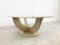 Vintage Round Travertine Coffee Table, 1970s 7