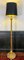 French Louis XVI Style Floor Lamp in Fluted and Gilded Wood, 1990s 2