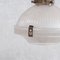 Petite French Glass Holophane Pendant 2