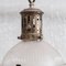 Lámpara colgante Holophane francesa pequeña de vidrio, Imagen 5