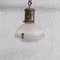 Lámpara colgante Holophane francesa pequeña de vidrio, Imagen 1