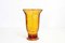 Vaso Art Déco color ambra, anni '30, Immagine 2