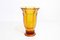 Vaso Art Déco color ambra, anni '30, Immagine 4