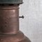 Lámpara colgante industrial francesa de cobre y vidrio, Imagen 3
