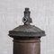Lámpara colgante industrial francesa de cobre y vidrio, Imagen 7