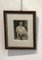 Albert Chavaz, Femme Assise, Watercolor on Paper, Framed 1