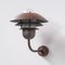 Danish Copper and Glass Wall Light 1