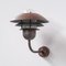 Danish Copper and Glass Wall Light, Image 1