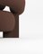 Poltrona Cassete in Boucle marrone scuro di Alter Ego per Collector, Immagine 3