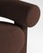 Poltrona Cassete in Boucle marrone scuro di Alter Ego per Collector, Immagine 2