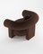 Cassete Armchair in Boucle Dark Brown by Alter Ego for Collector 4