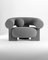 Cassete Armchair in Boucle Charcoal Grey by Alter Ego for Collector 1